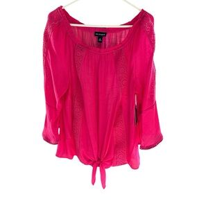🆕NWT I.N Studio Women's Pink Blouse
